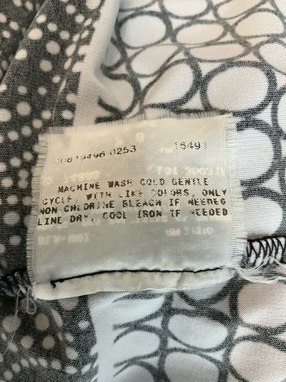 I.N. Studio Petite Swirl &amp; Dot A-Line Dress Size 8P