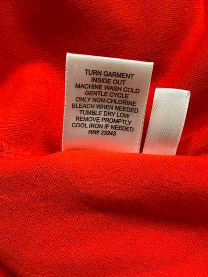 New York &amp; Co Size M Red Solid Pre-Owned Ladies Dress