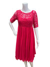 Momo Collection Pink Lace Dress Size Small