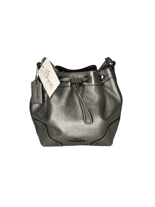 Coach Gunmetal Metal Crossbody Bag