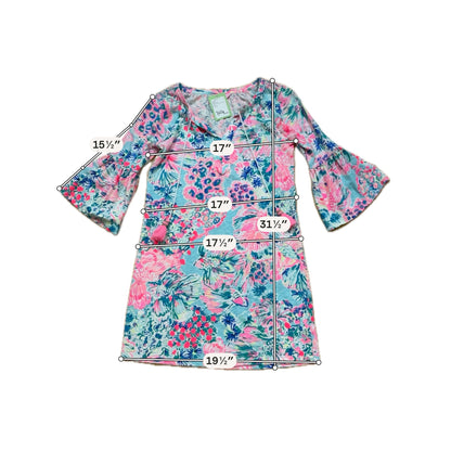 Lilly Pulitzer XXS Tunic Dress Multi Goombay Smashed Tropical Pre-Owned