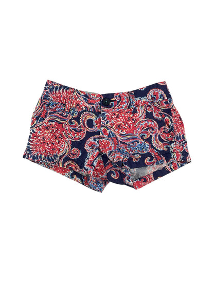 Lily Pulitzer Size 00 Navy/red Print Shorts