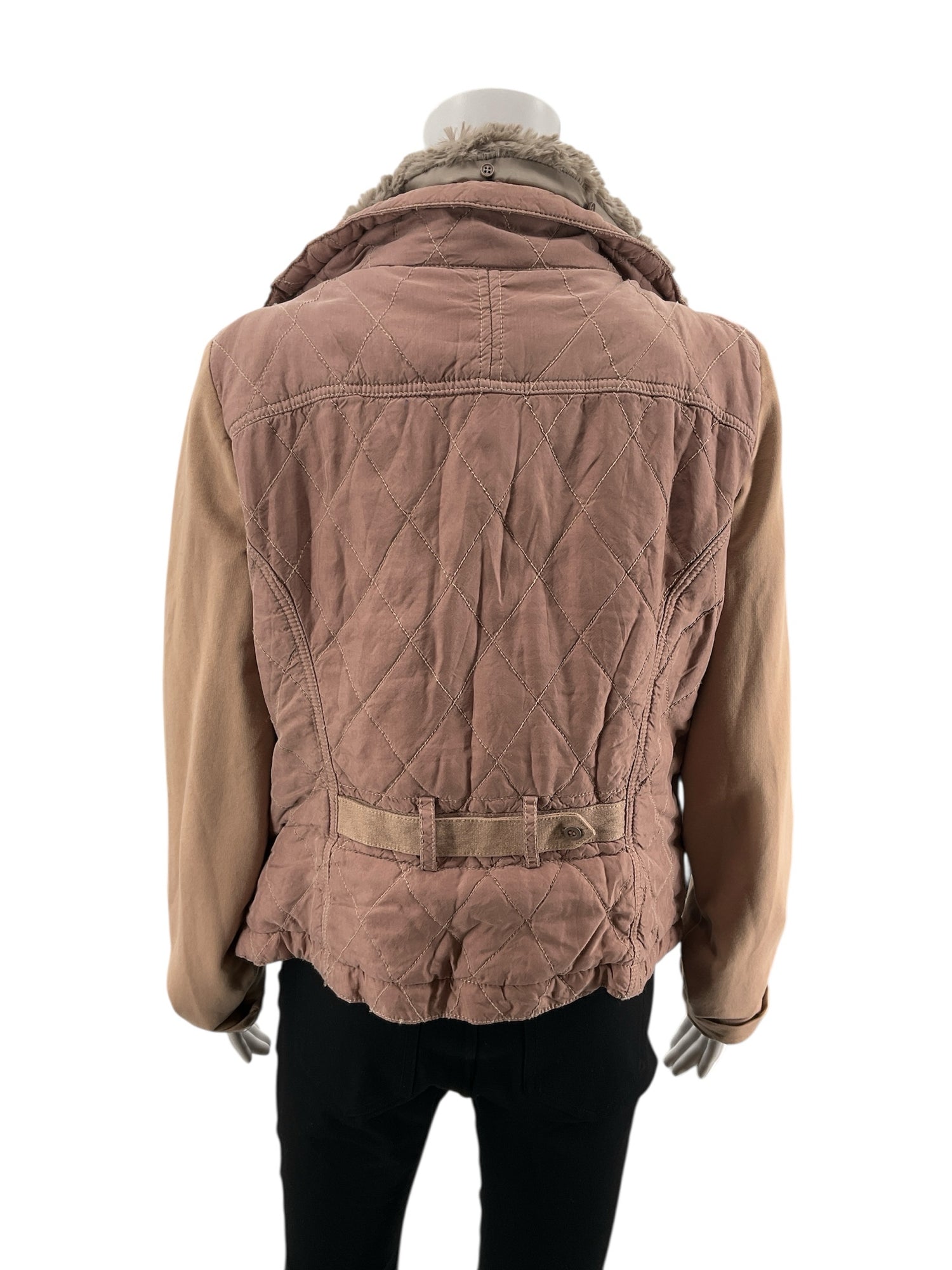 Marrakech Mauve Quilted Pre-Owned Jacket -Size Large - Margaret’s Fine Consignment