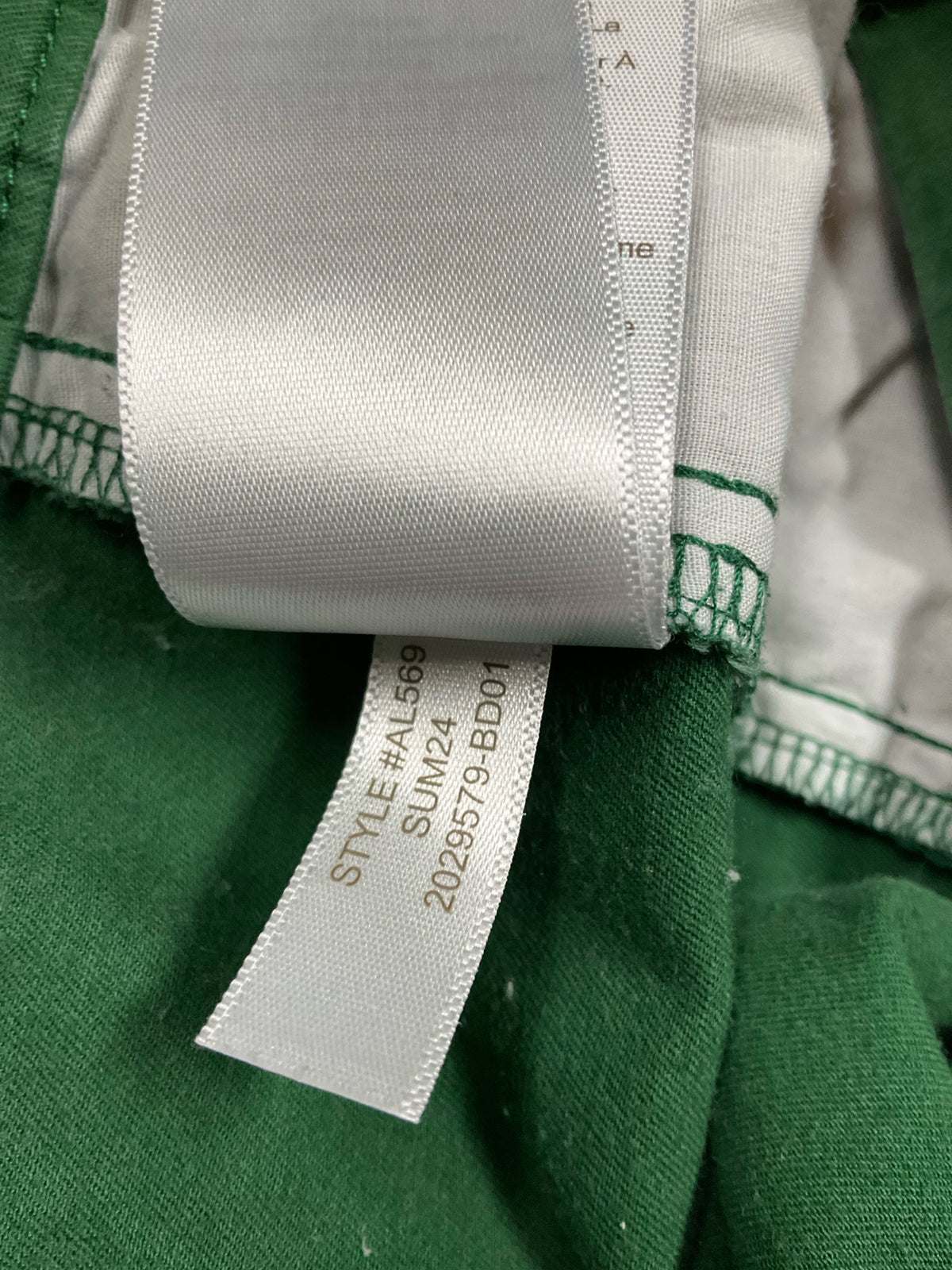 J. Crew Stretch Chino Shorts Size 14 Emerald Green - ONLINE ONLY