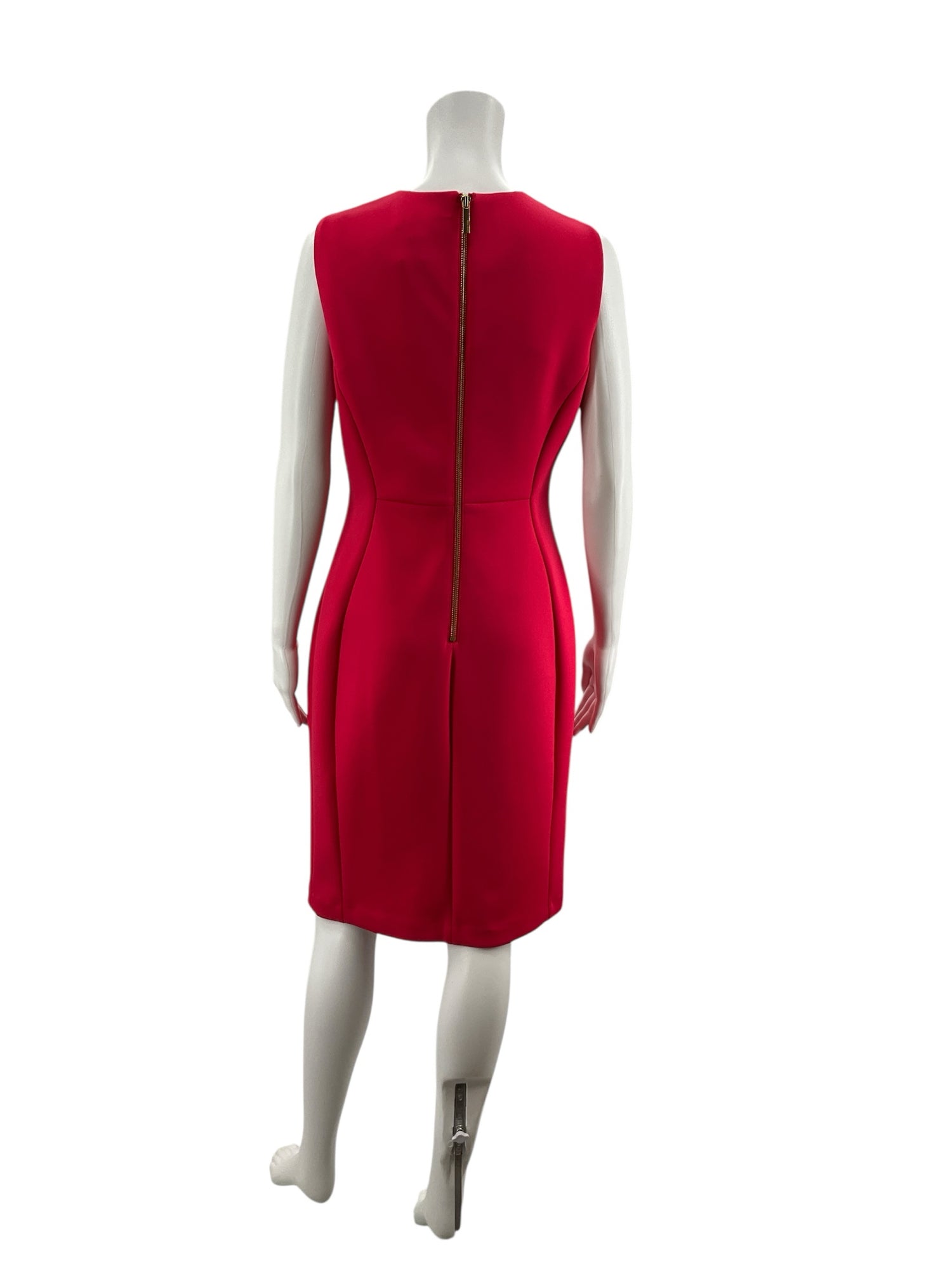 Calvin Klein Pink Solid Pre-Owned Ladies Dress - Size 10