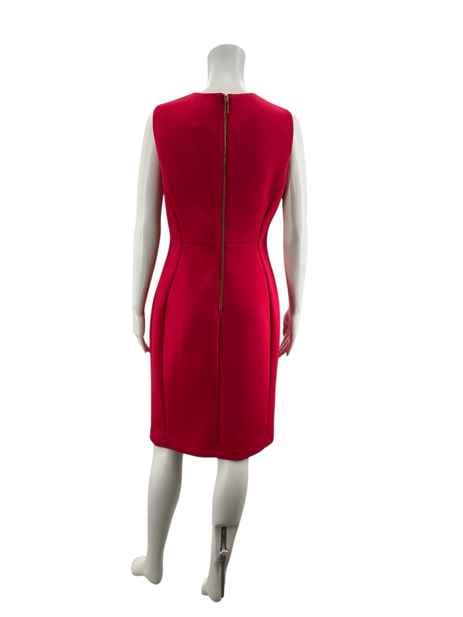 Calvin Klein Pink Solid Pre-Owned Ladies Dress - Size 10