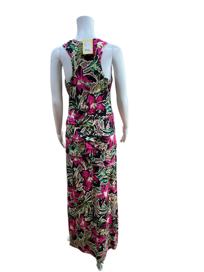Årtelier Nicola Miller Floral Racerback Maxi Dress Size Large - ONLINE ONLY