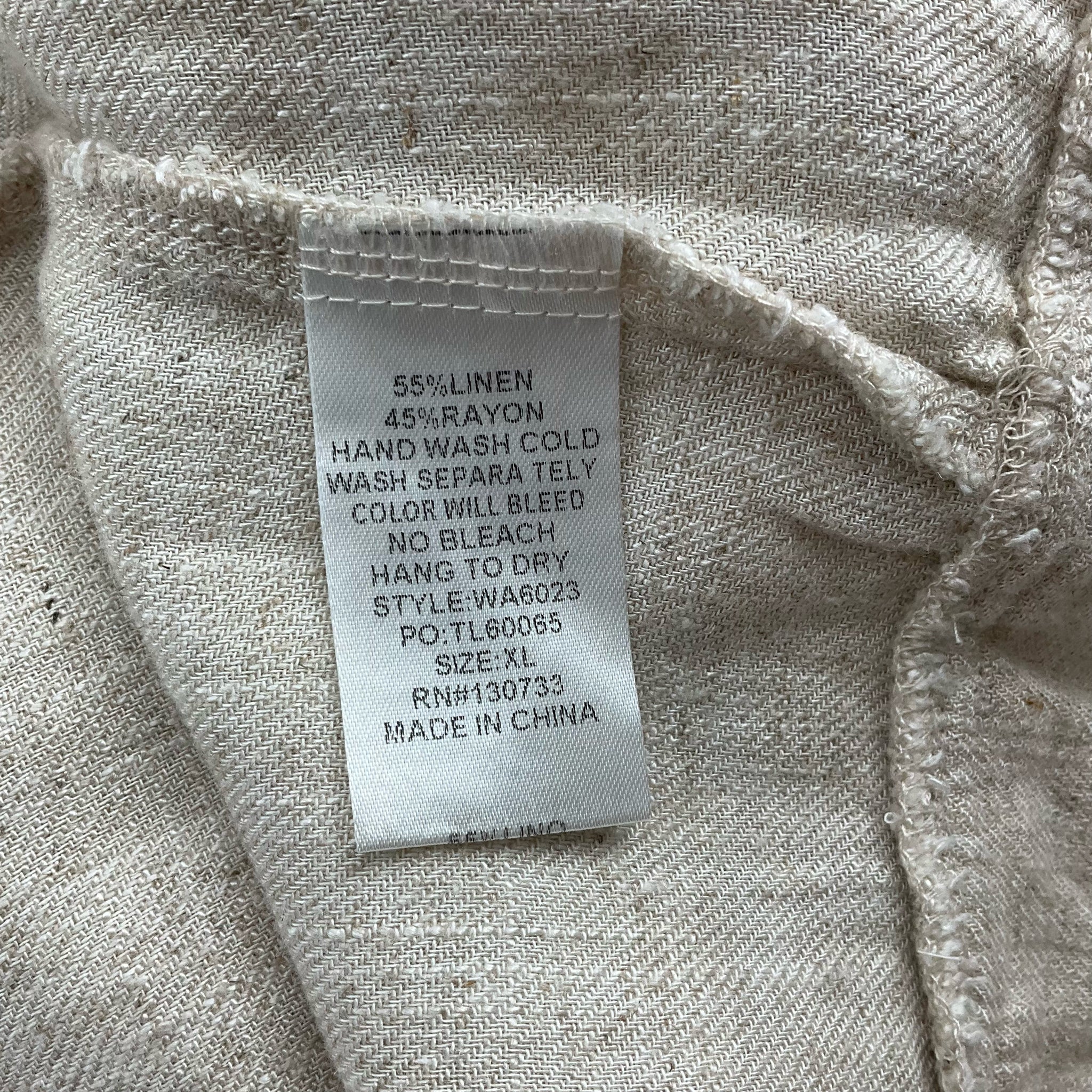 Umgee Tan Solid Pre-Owned Ladies Dress - Size XL - Margaret’s Fine Consignment