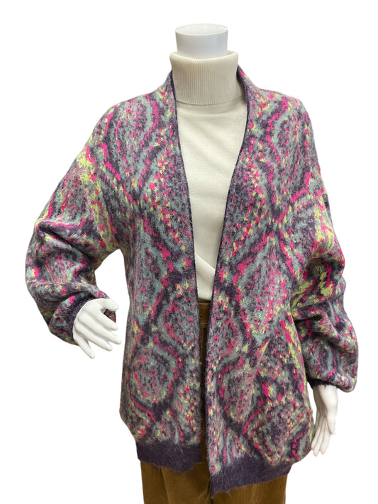 maeve Size S Pink/Purple Print shrug