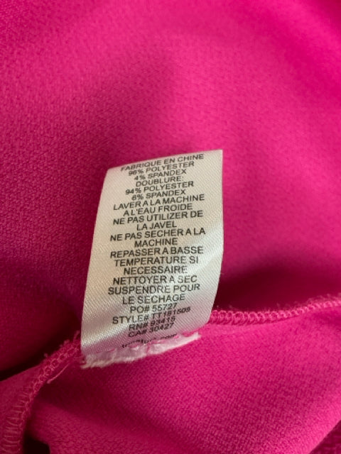 Trina Turk Contessa Bell Sleeve Dress Fuchsia Pink Size 8