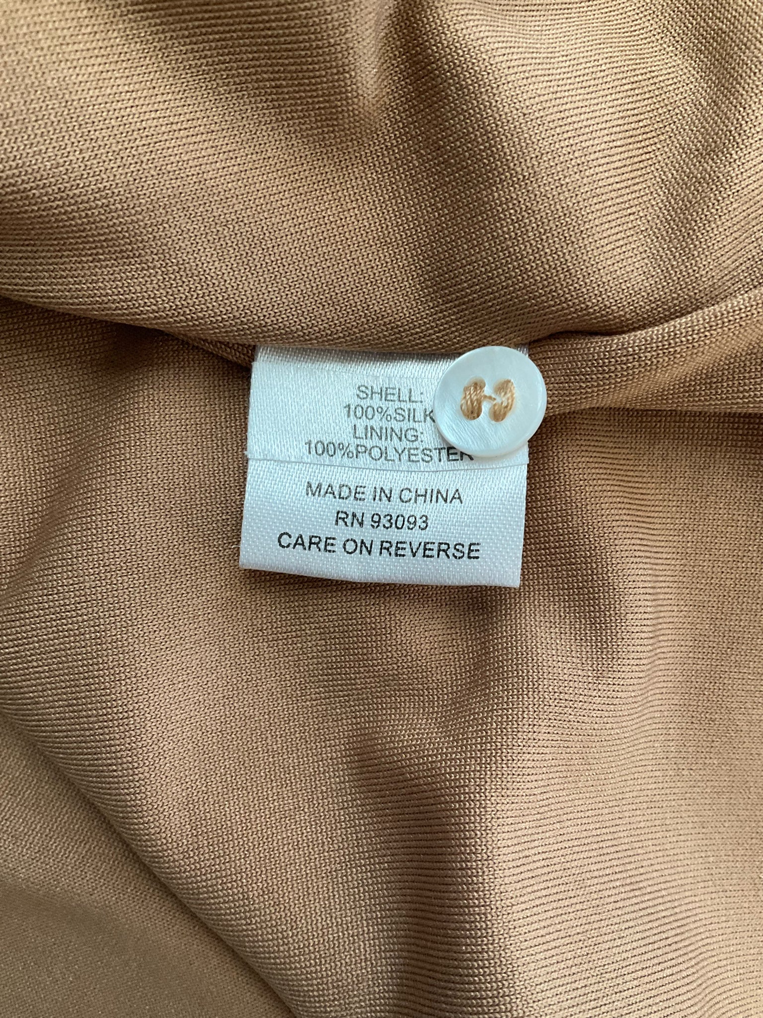 Tyler Boe Red/Tan Floral Pre-Owned Ladies Dress - Size Small