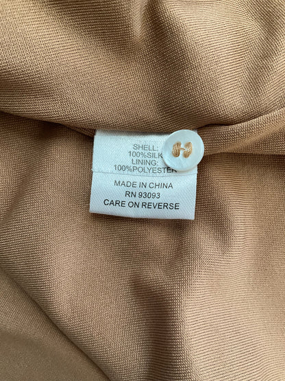 Tyler Boe Red/Tan Floral Pre-Owned Ladies Dress - Size Small