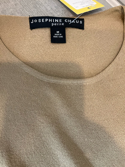 Josephine Chaus Petite Taupe Rayon Blend Sleeveless Knit Shell Top Size MP