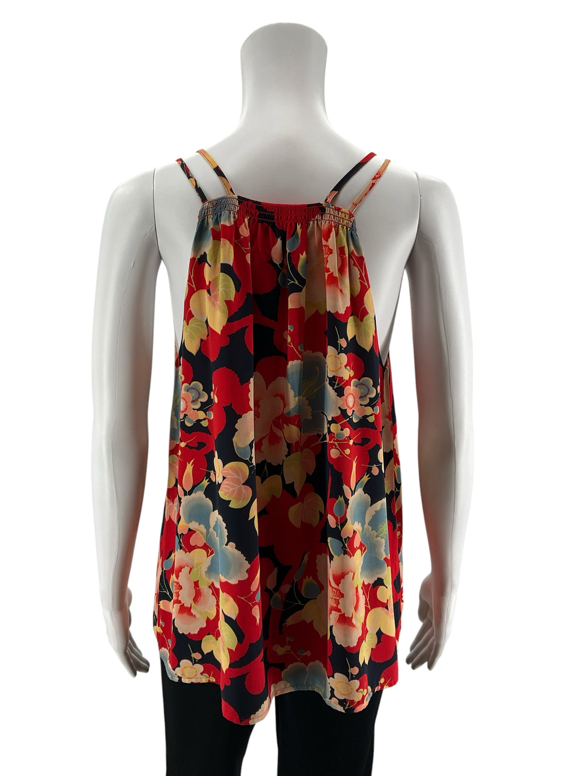 LOFT Floral Double Strap V-Neck Cami Tank Top Size Medium - ONLINE ONLY
