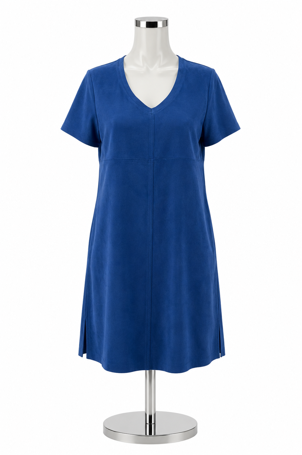 Joh V-Neck Flutter Sleeve Shift Dress Blue Size Small NWT - ONLINE ONLY