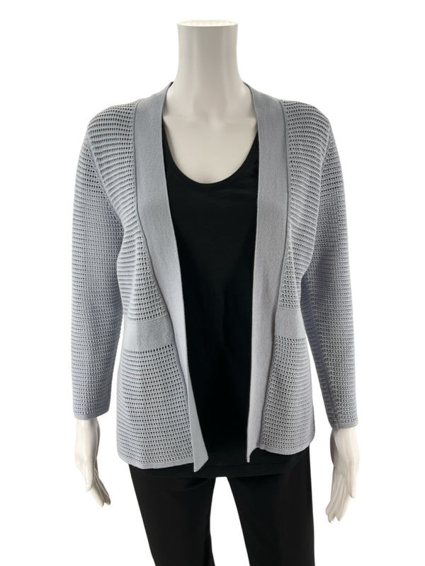 Loft Blue Solid Pre-Owned Ladies Top - Size Small