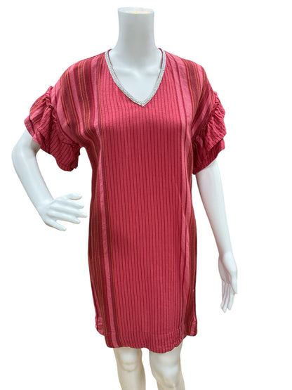 THML Size S pink/multi Stripe Dress