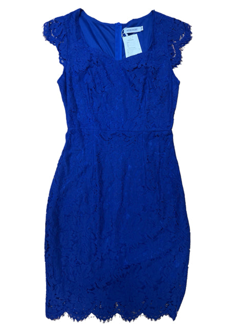 Aooksmery Size M Blue Lace Dress