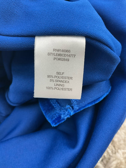 Midnight Doll Blue Velvet Pre-Owned Ladies Dress - Size Medium - Margaret’s Fine Consignment