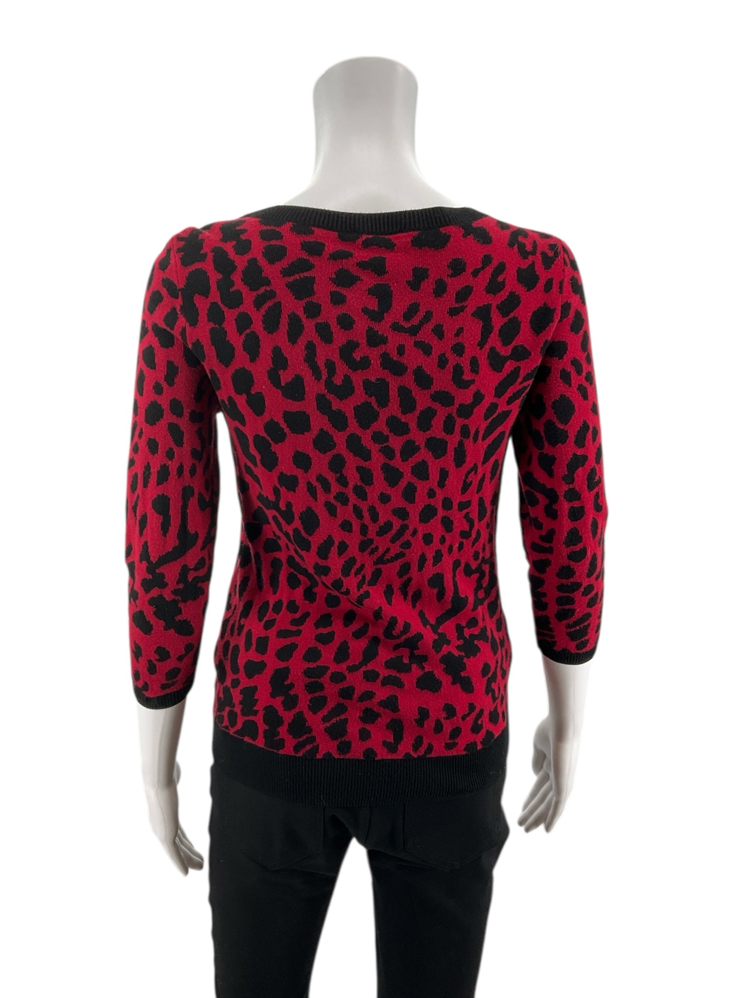 Talbots Red/Black Pre-Owned Ladies Top -  Size Petite