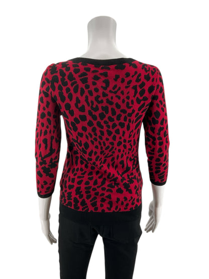 Talbots Red/Black Pre-Owned Ladies Top -  Size Petite