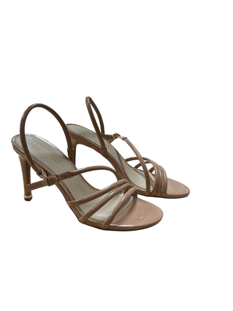 Kenneth Cole Nude Patent Strappy Slingback Stiletto Heels | Size 7 | New With Tags