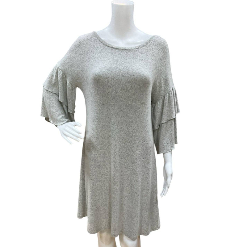 Cupio Gray Heathered Ladies Pre-Owned Dress - Size Small - Margaret’s Fine Consignment