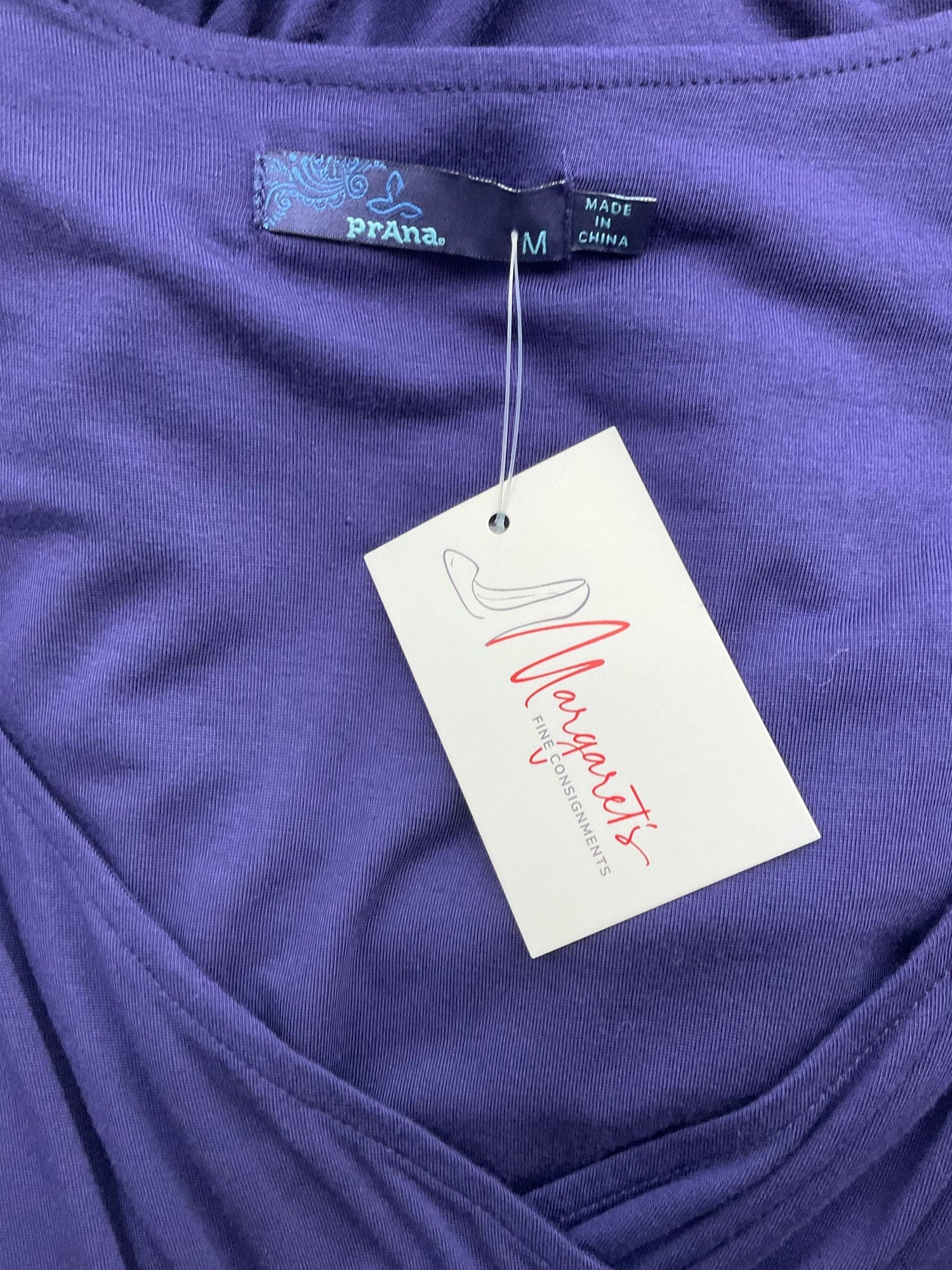 Prana Purple Solid Pre-Owned Ladies Dress - Size Medium - Margaret’s Fine Consignment