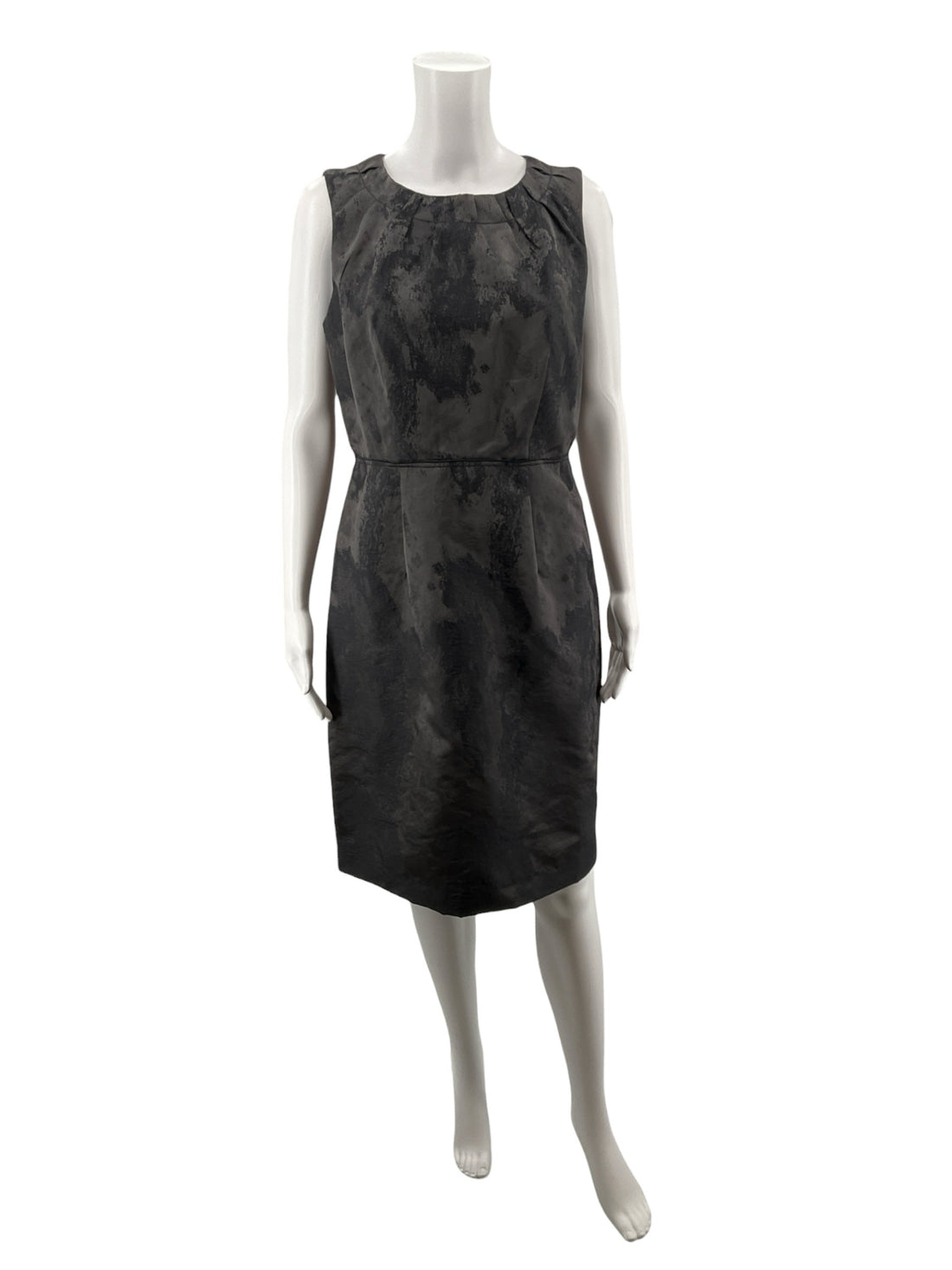 Loft Gray Solid Pre-Owned Ladies Dress - Size 8