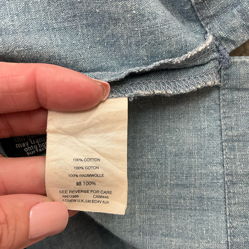 J Crew Blue Solid Pre-Owned Ladies Dress - Size 0 Petite - Margaret’s Fine Consignment