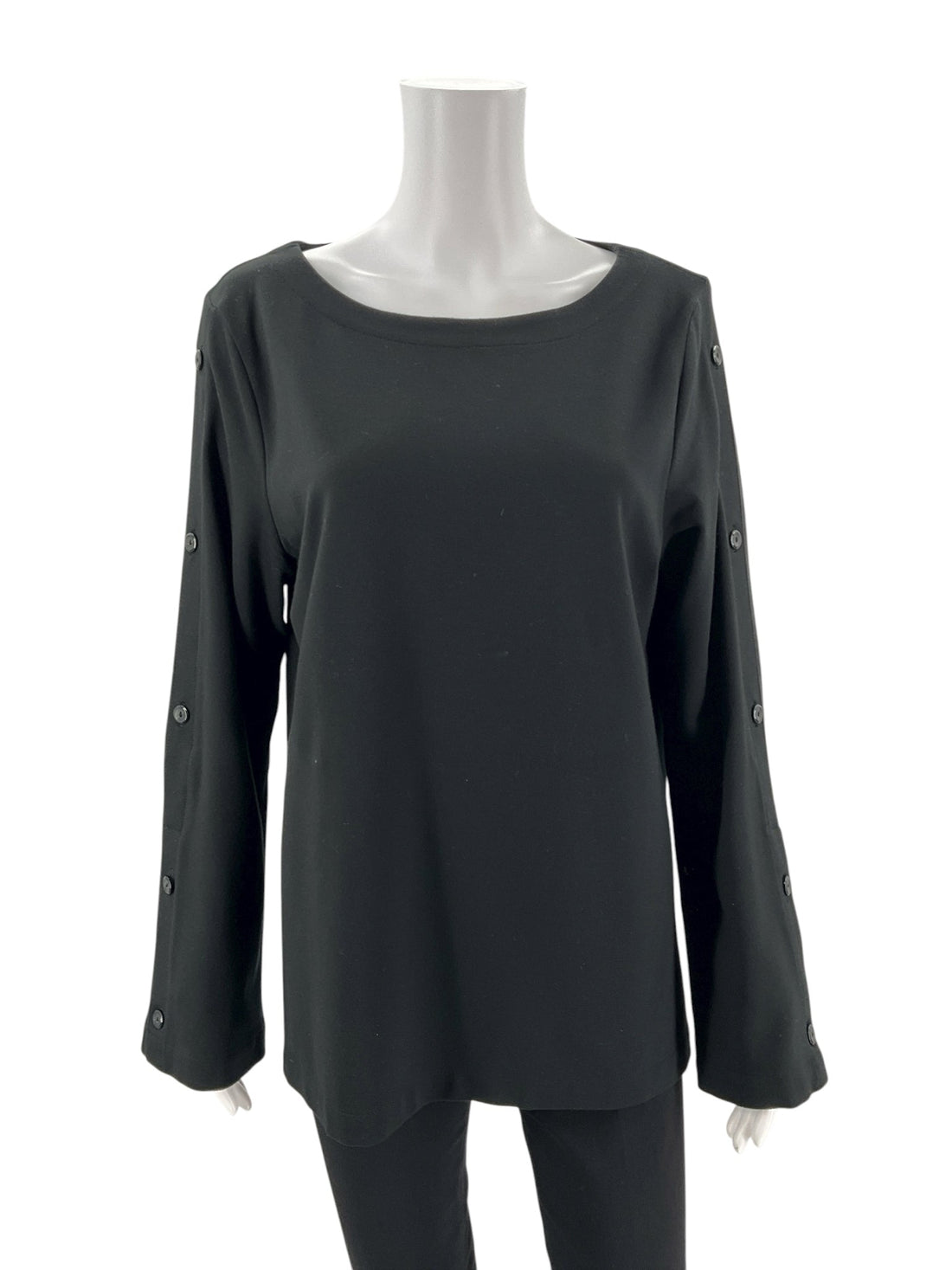 J Jill Black Pre-Owned Ladies Top - Size Medium - Margaret’s Fine Consignment