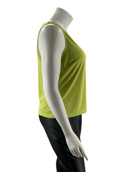 JM Collection Lime Green Solid Pre-Owned Ladies Sleeveless Top - Size 1X