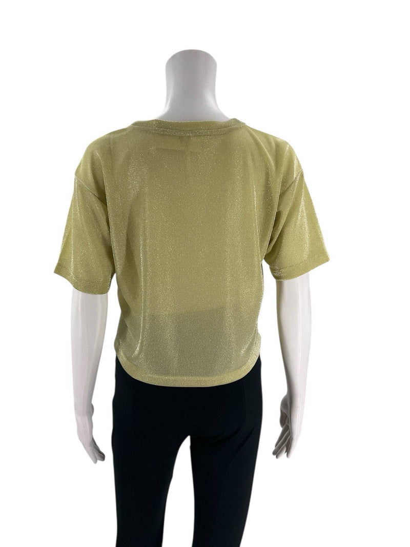 Anthropologie Yellow Sparkle Top - Size XS - Margaret’s Fine Consignment
