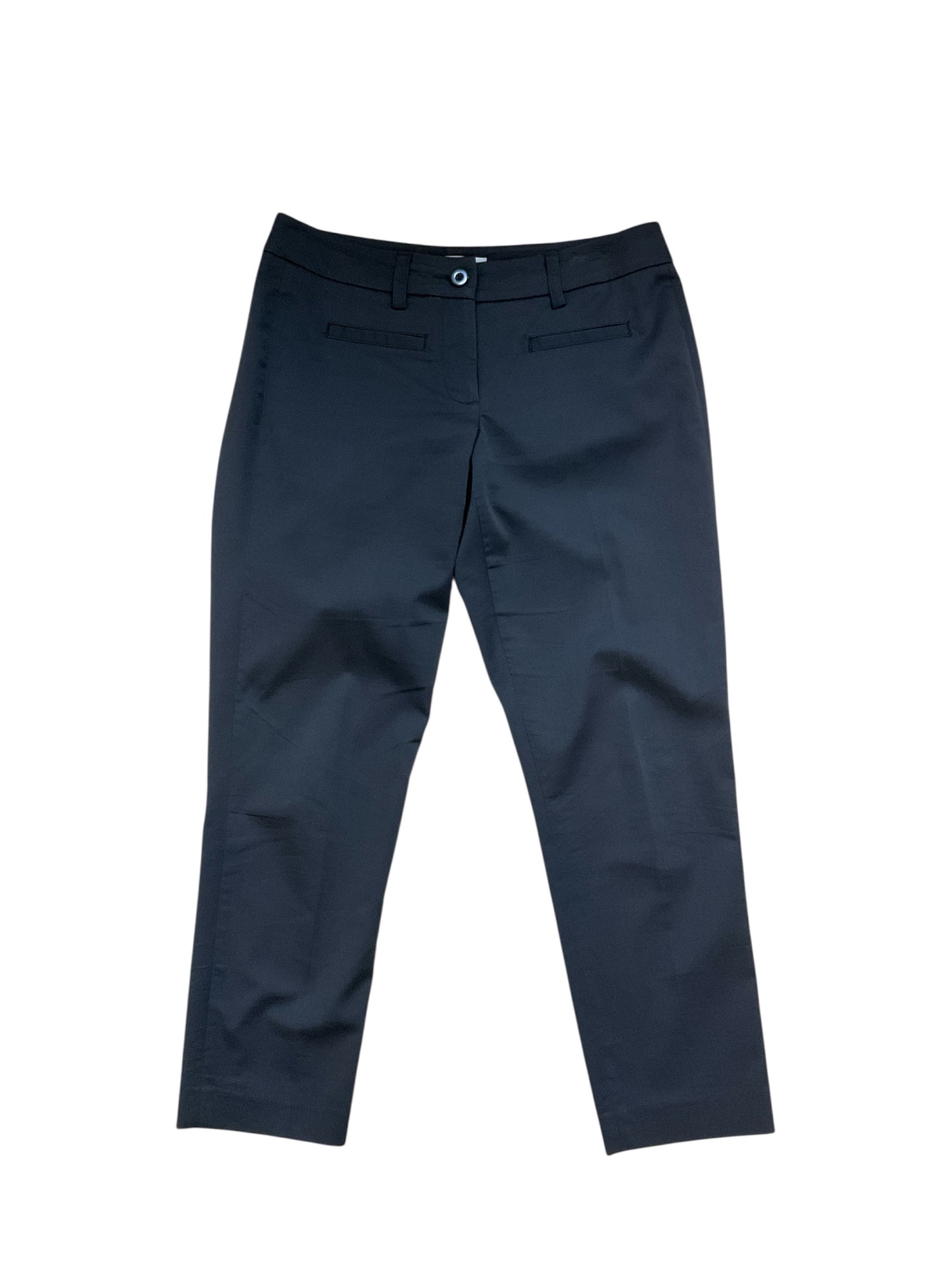 cabi Gray Pant The Carolyn Crop Pants Gray Stretch Ankle Trousers Women&