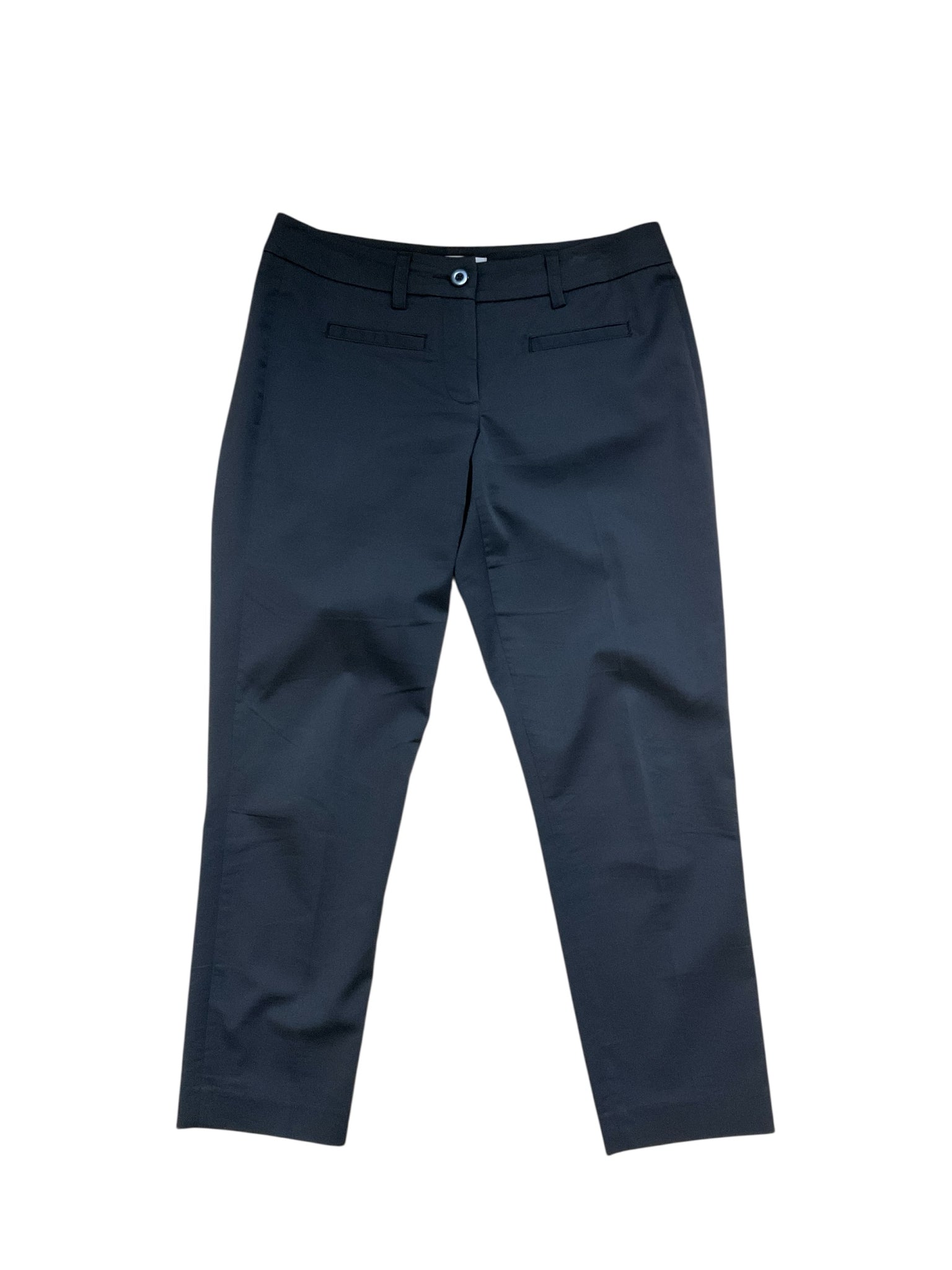 cabi Gray Pant The Carolyn Crop Pants Gray Stretch Ankle Trousers Women&