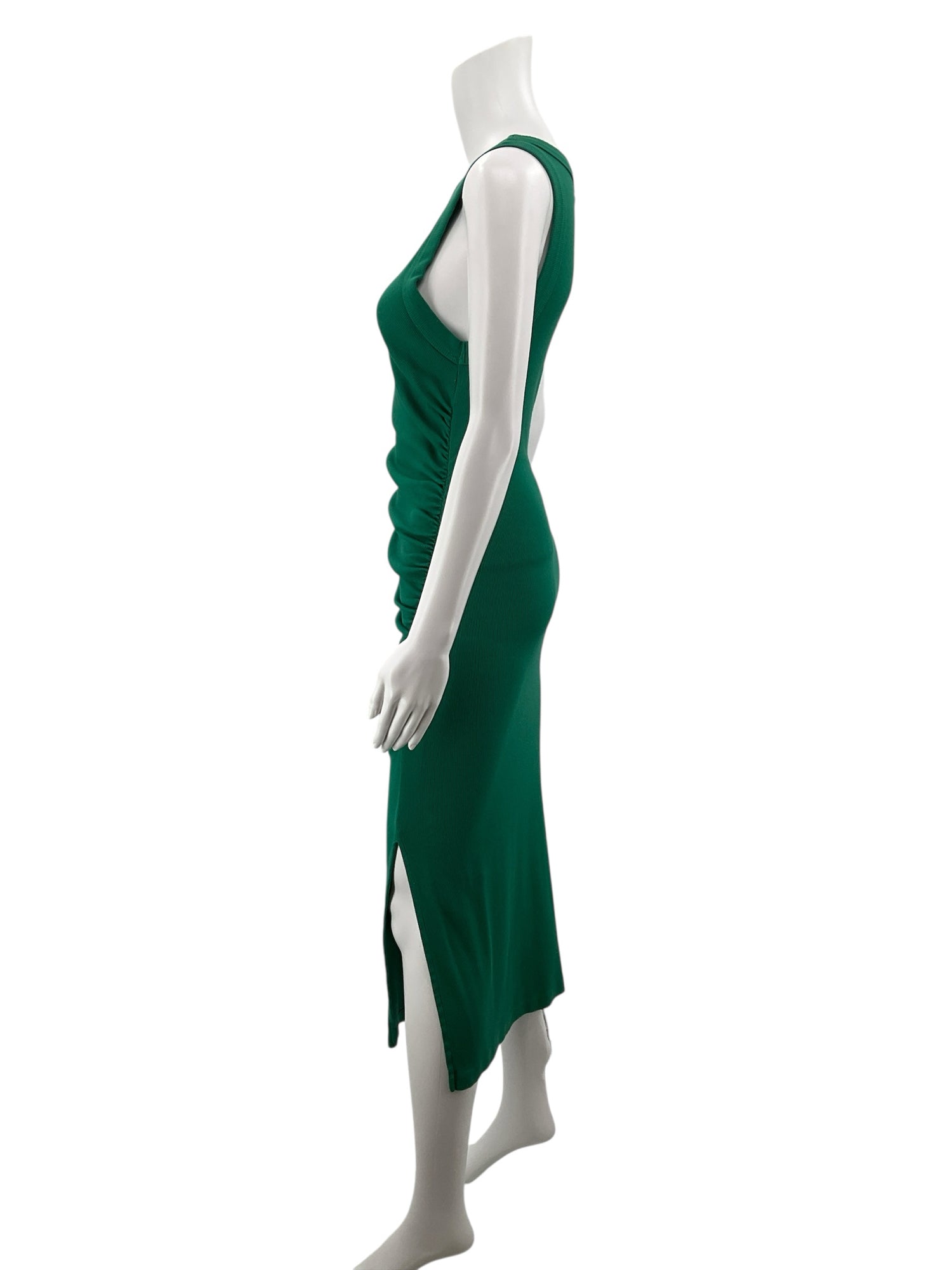 Michael Stars Shiloh Ribbed Side Slit Maxi Dress
