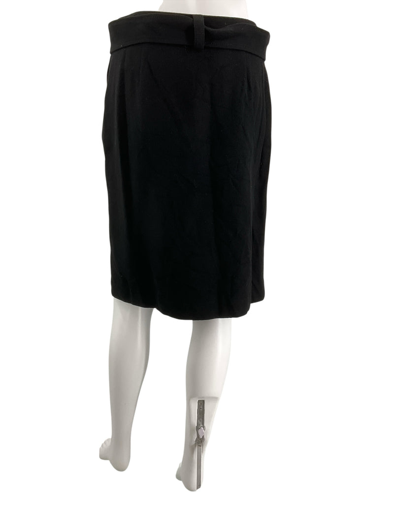 J. Crew Black Solid Wool Skirt – Size 2, Excellent Pre-Owned - Margaret’s Fine Consignment