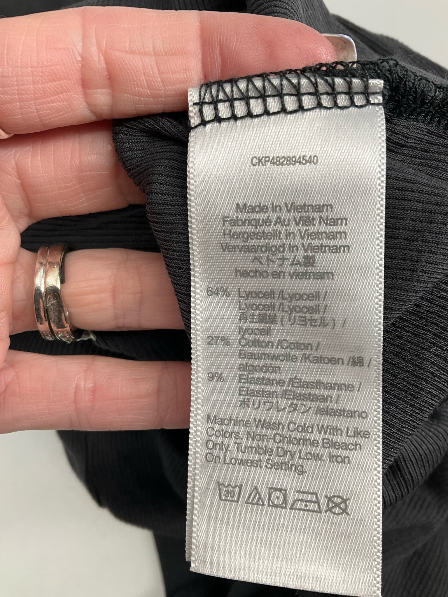 Madewell - Gray Solid Pre-Owned Ladies Casual Top - Size XL