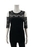 INC Black Lace Pre-Owned Ladies Top - Size Large - Margaret’s Fine Consignment