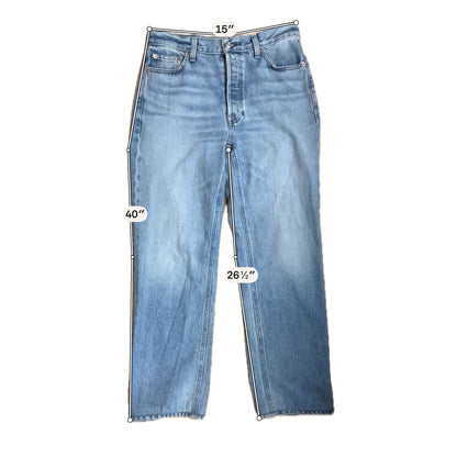 Alex Mill Standard Jean Light Wash Denim Womens Size 4 - ONLINE ONLY
