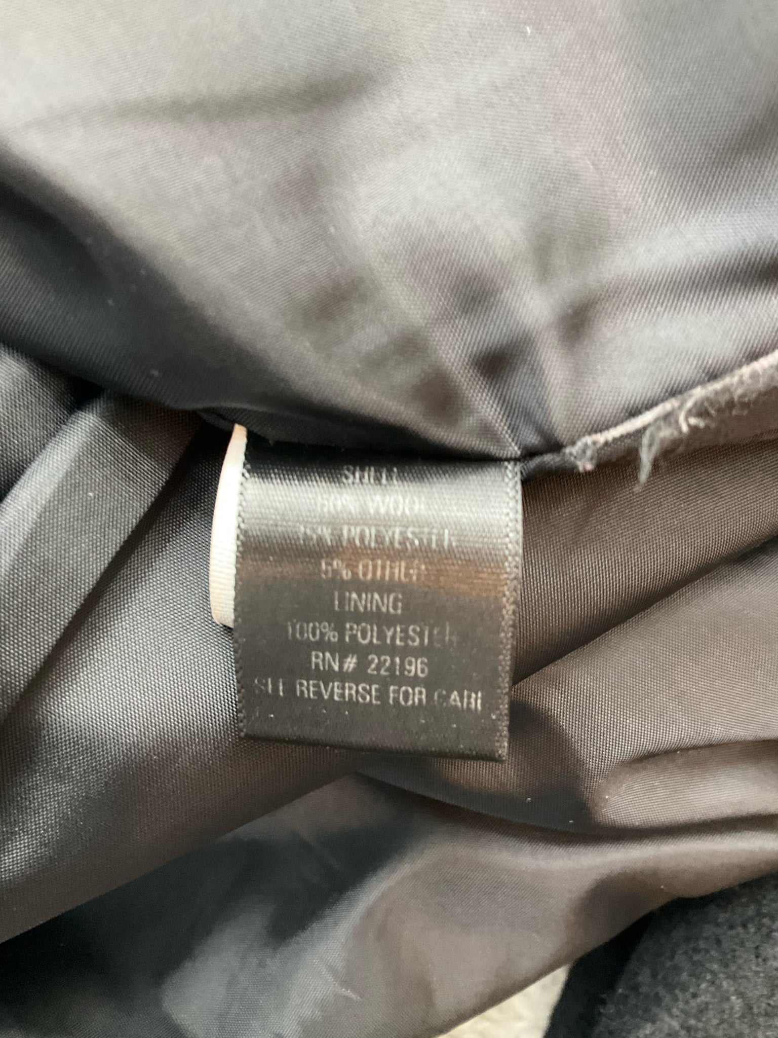 Bromly Black Solid Pre-Owned Coat - Size Large