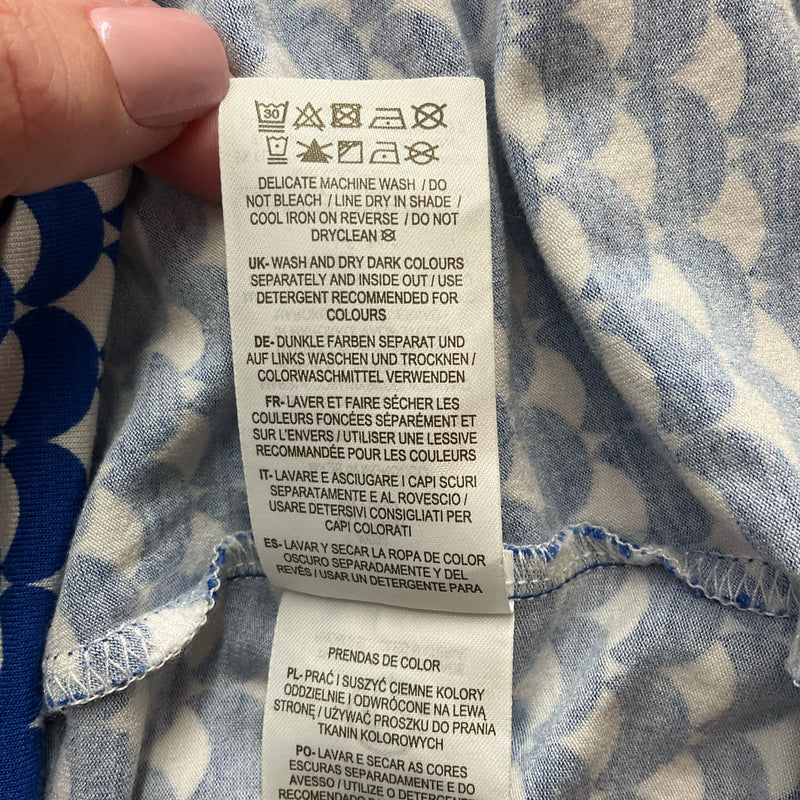 Boden Blue/White Print Pre-Owned Ladies Dress - Size 8 Petite - Margaret’s Fine Consignment