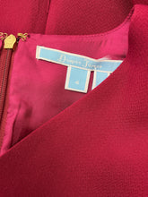 Draper James Burgundy Dress Burgundy Solid Pre-Owned Ladies Dress - Size 4 - Size 4