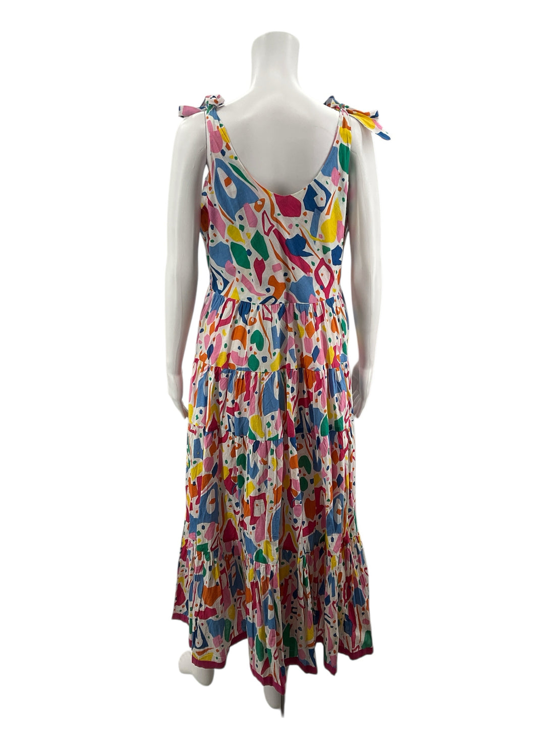 THML Multi Color Print Pre-Owned Ladies Dress - Size Large