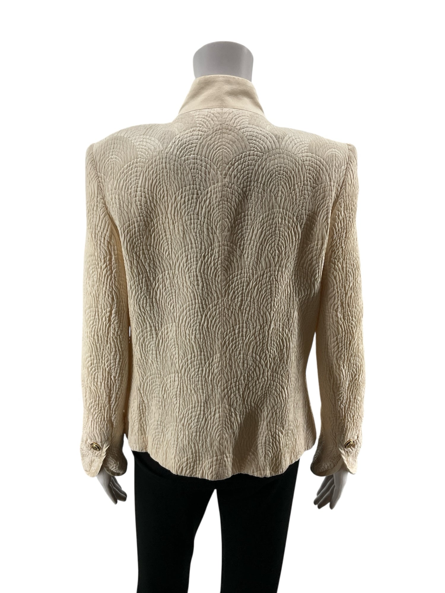 Dana Buchman Size 12 Cream Pre-Owned Jacket - ONLINE ONLY