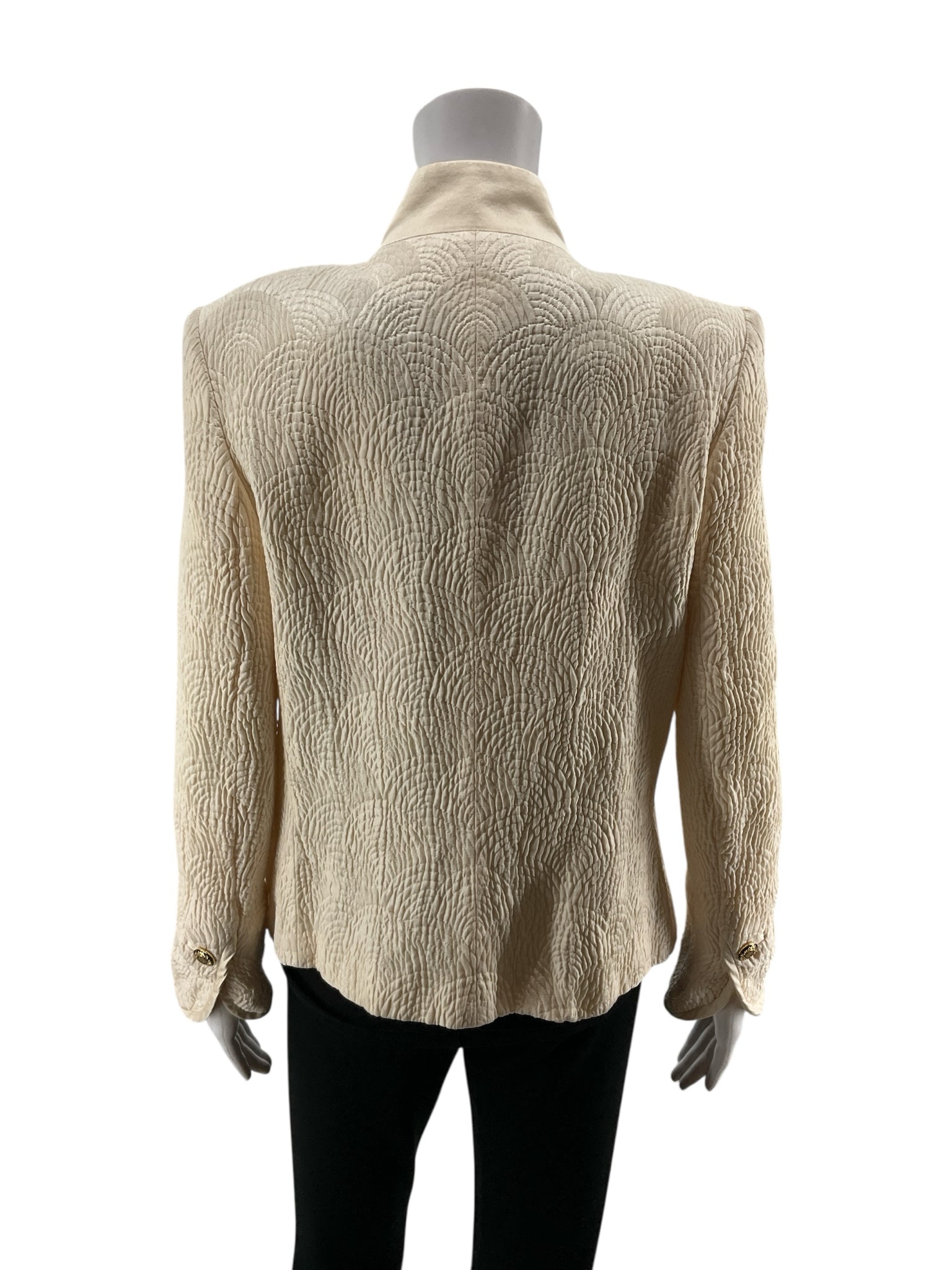 Dana Buchman Size 12 Cream Pre-Owned Jacket - ONLINE ONLY