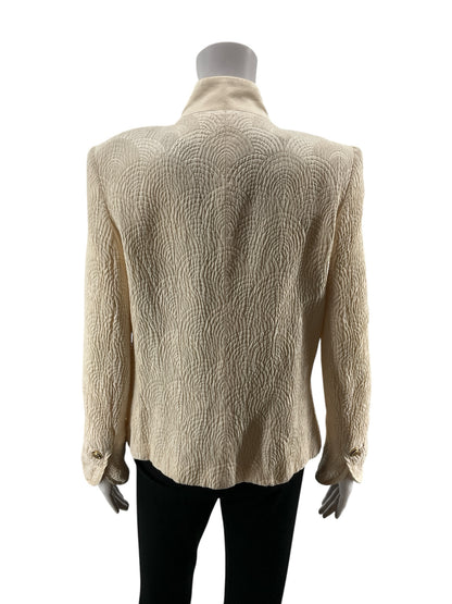 Dana Buchman Size 12 Cream Pre-Owned Jacket - ONLINE ONLY