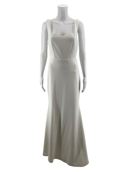 Lulus Mythical Kind of Love Cream Mermaid Maxi Gown | Size M | NWT - ONLINE ONLY