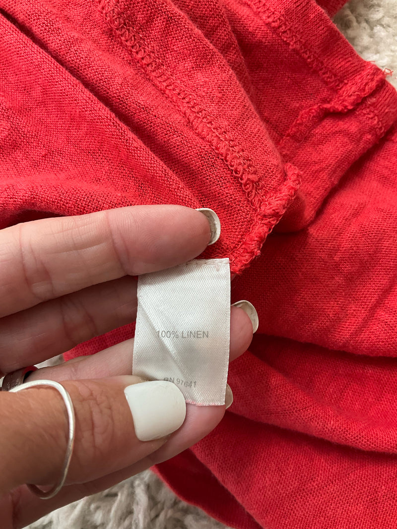 J Jill Orange Solid Pre-Owned Ladies Top - Size Small