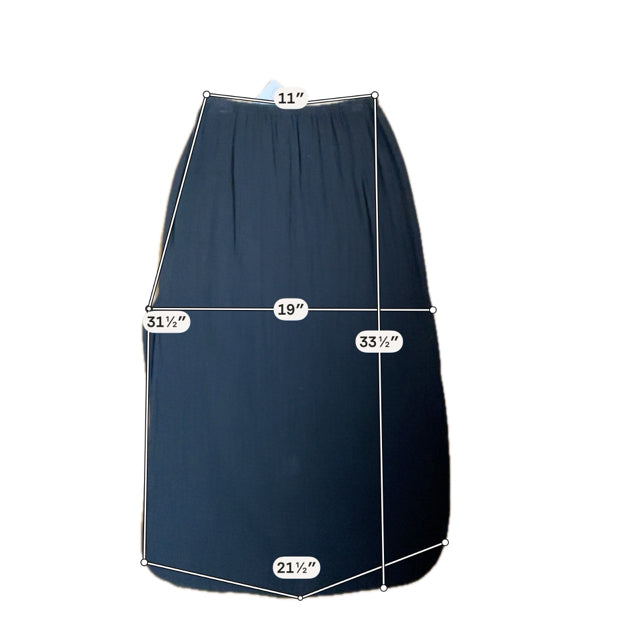 Stark Black Skirt Size XS Black Textured Pre-Owned Ladies Skirt - Size XS